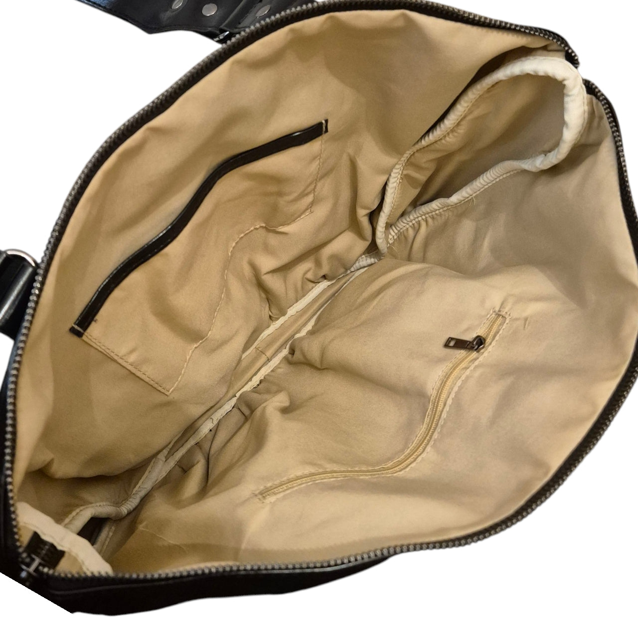 Lace-up detail bucket bag