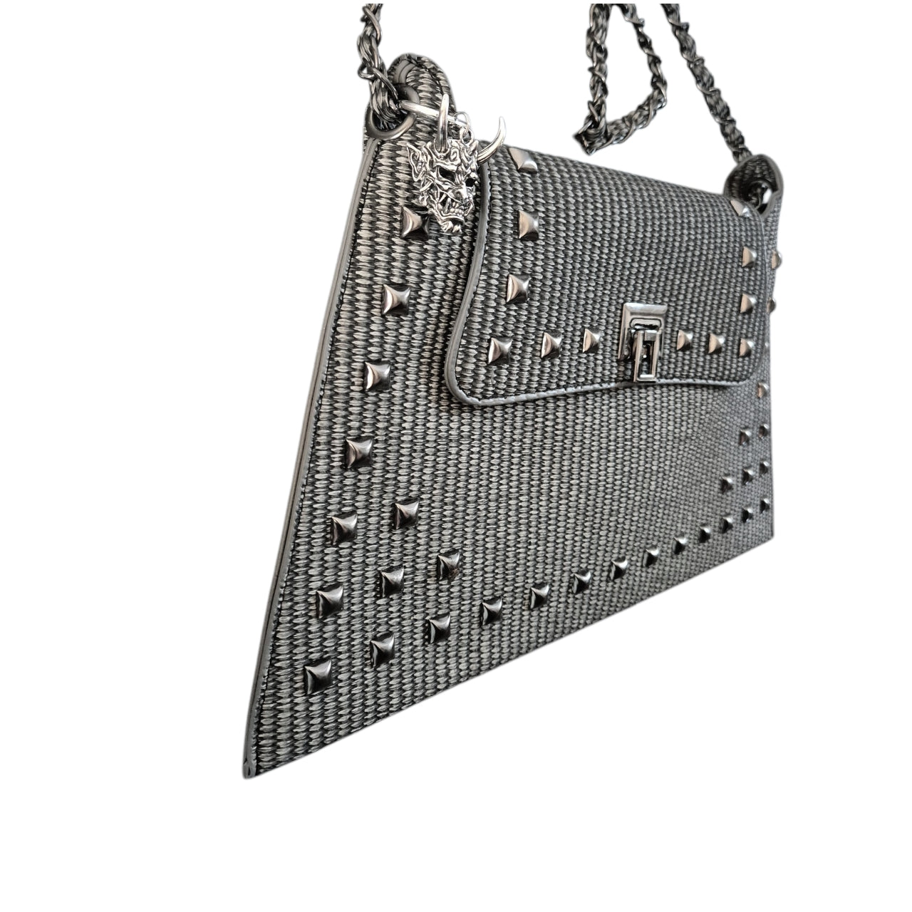 Horned Demon Charm Trapezium Bag
