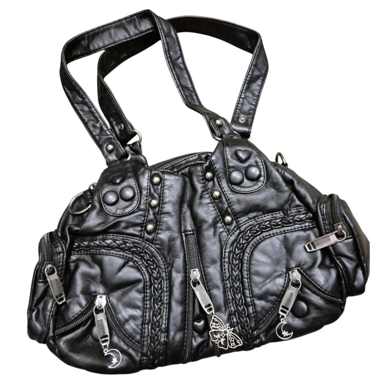 Luna Moth charm handbag