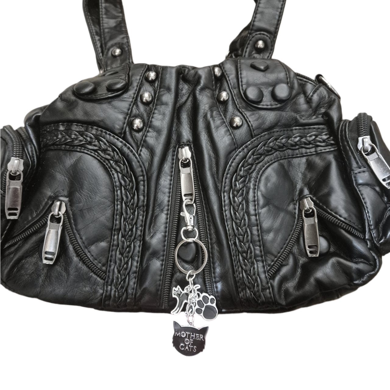 Mother of Cats charm handbag