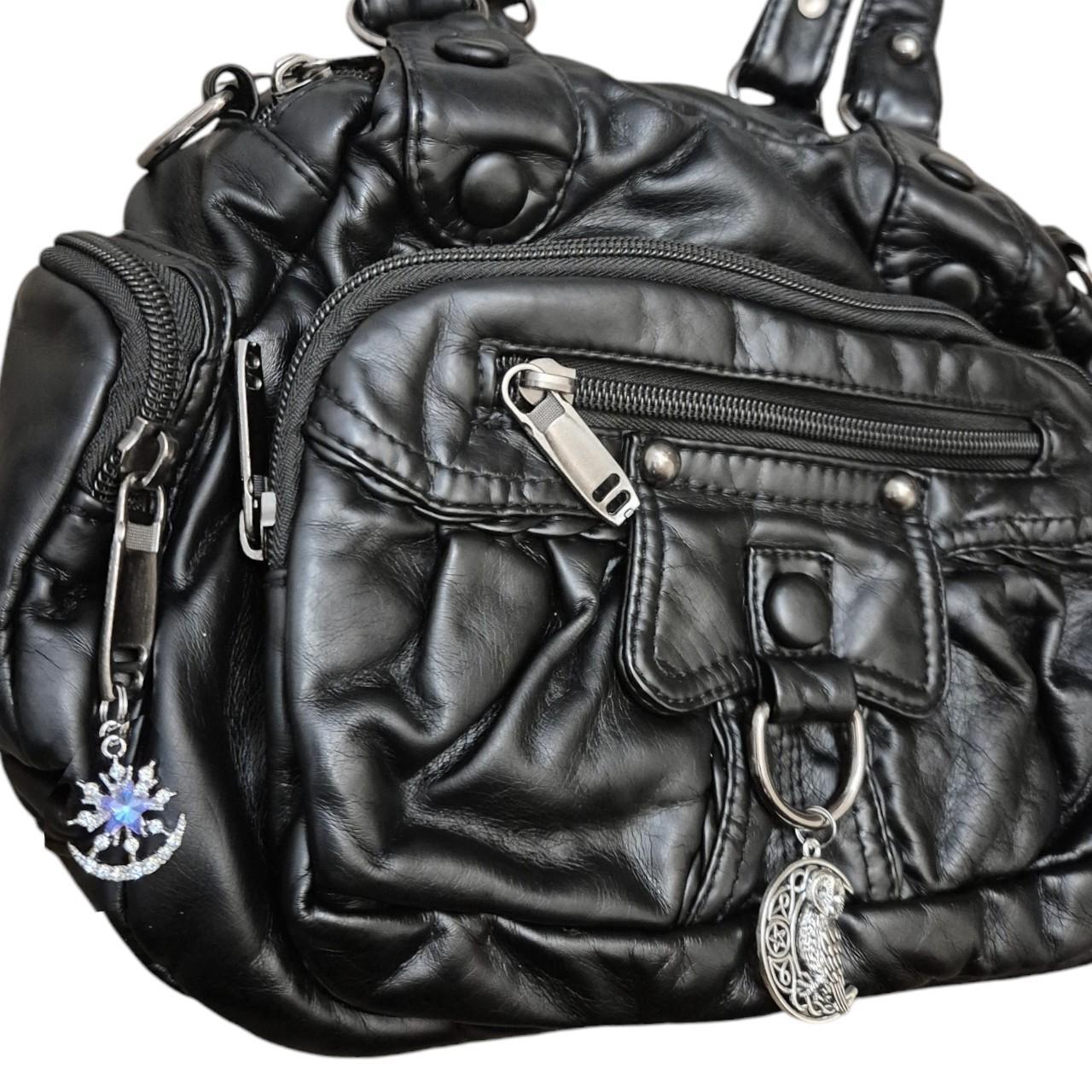 Witchy Owl in the Moon charms handbag