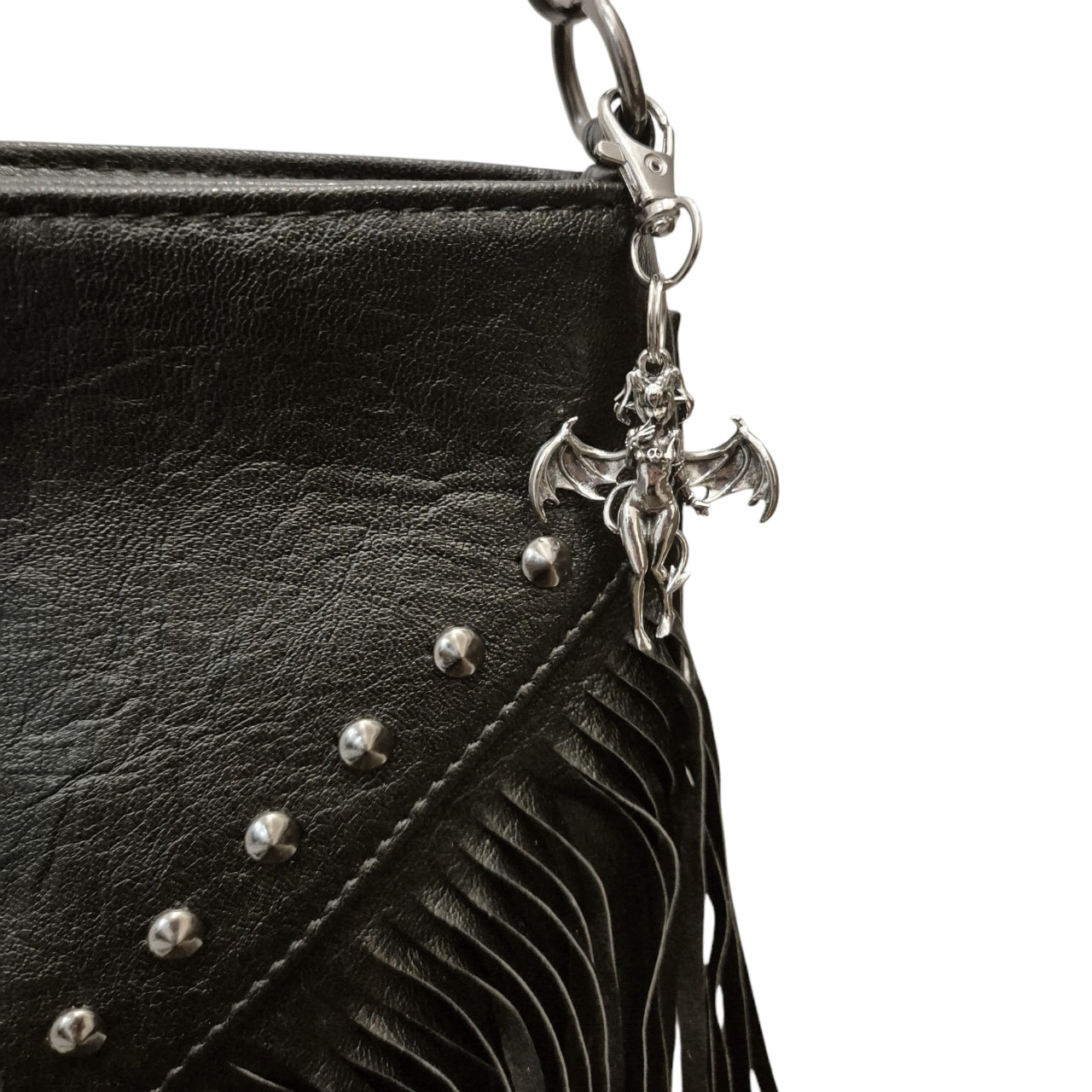 Devilish tassel crossbody bag