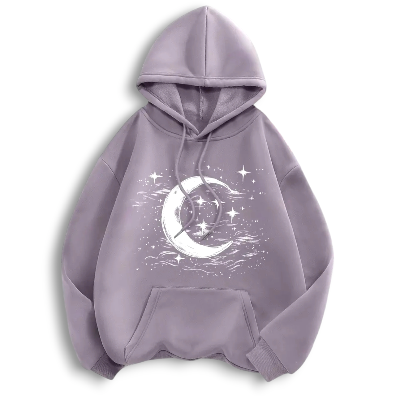 Witchy Moon Sky Lilac Hoodie