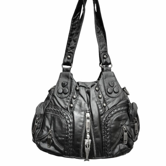 Mermaid skeleton charm handbag