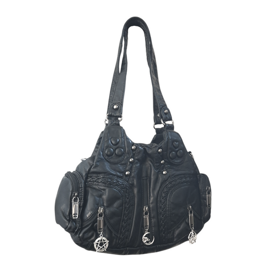 Skull Moon charm handbag
