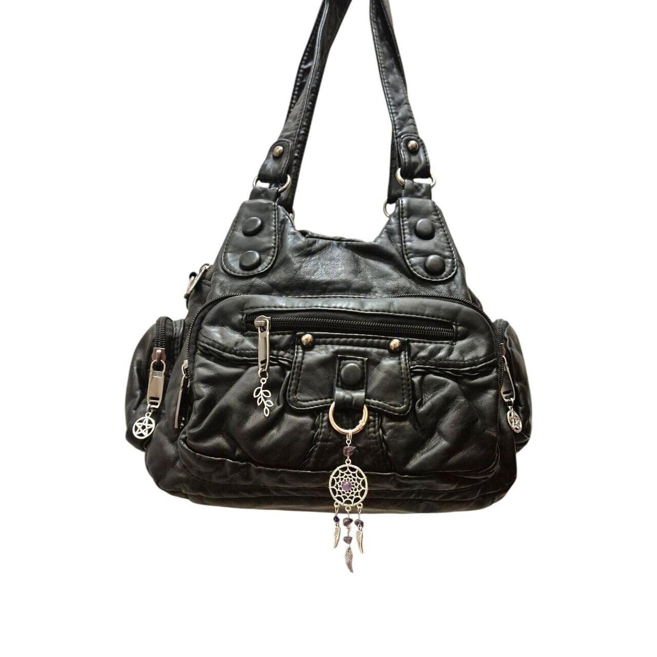 Witchy dreamcatcher charm handbag