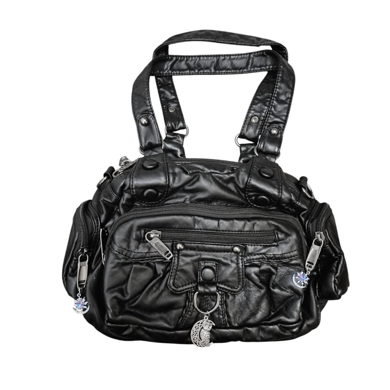 Witchy Owl in the Moon charms handbag