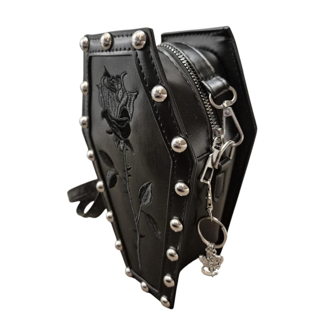 Pirate charm coffin crossbody bag