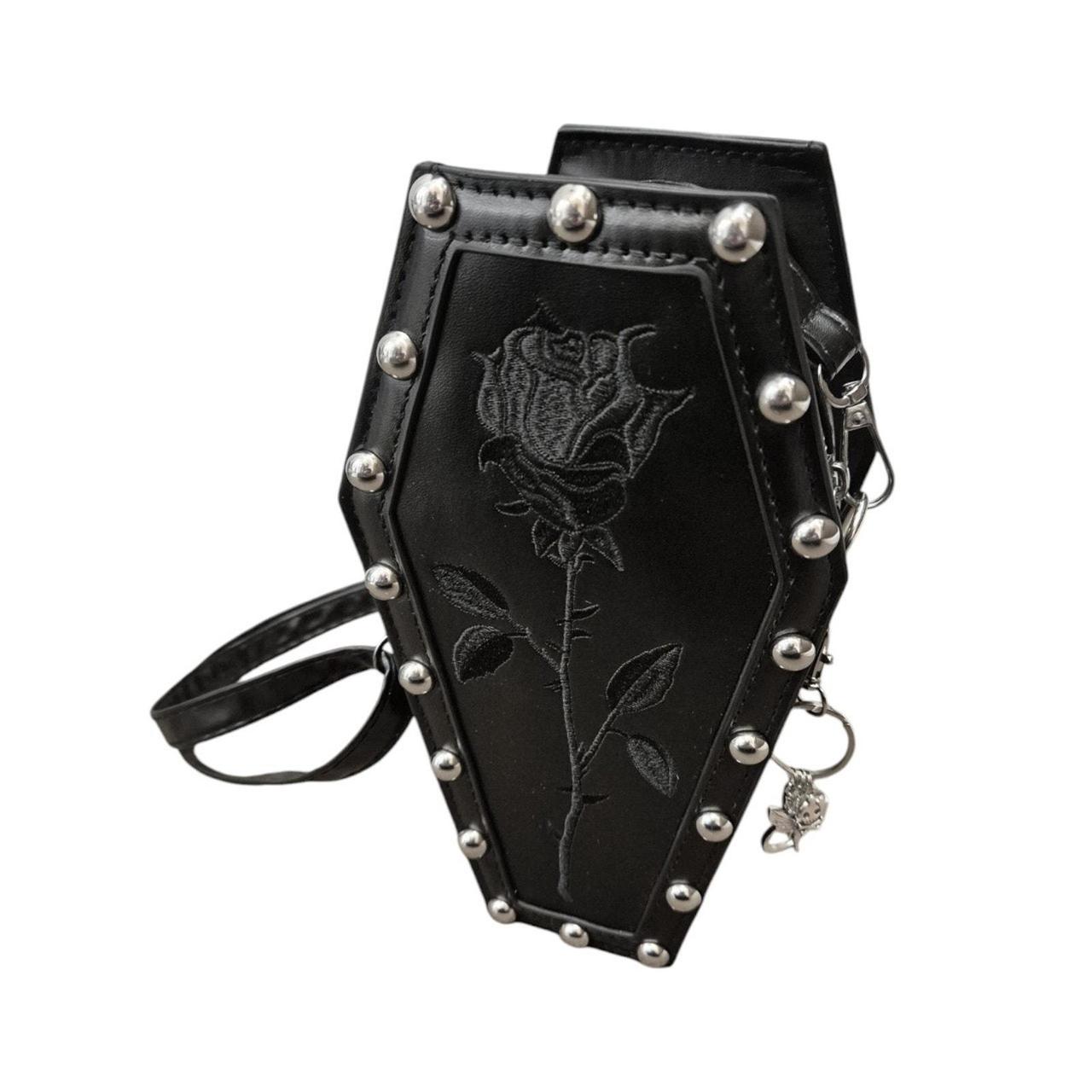 Pirate charm coffin crossbody bag