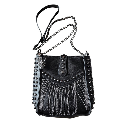 Horned Demon Charm Crossbody Bag