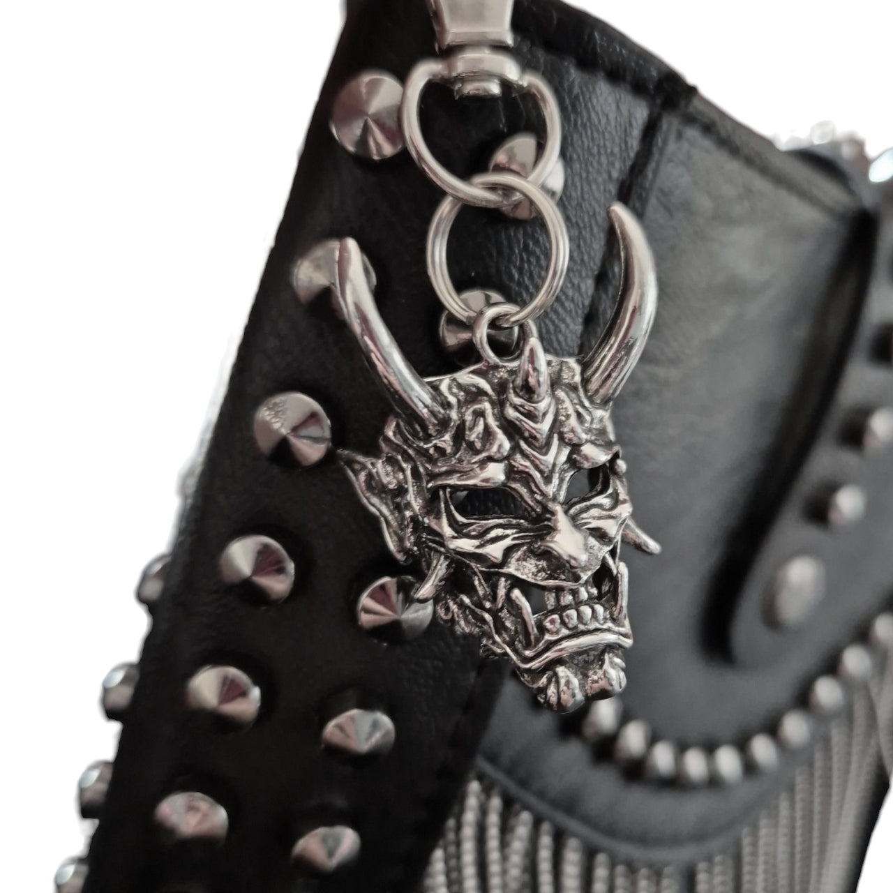 Horned Demon Charm Crossbody Bag