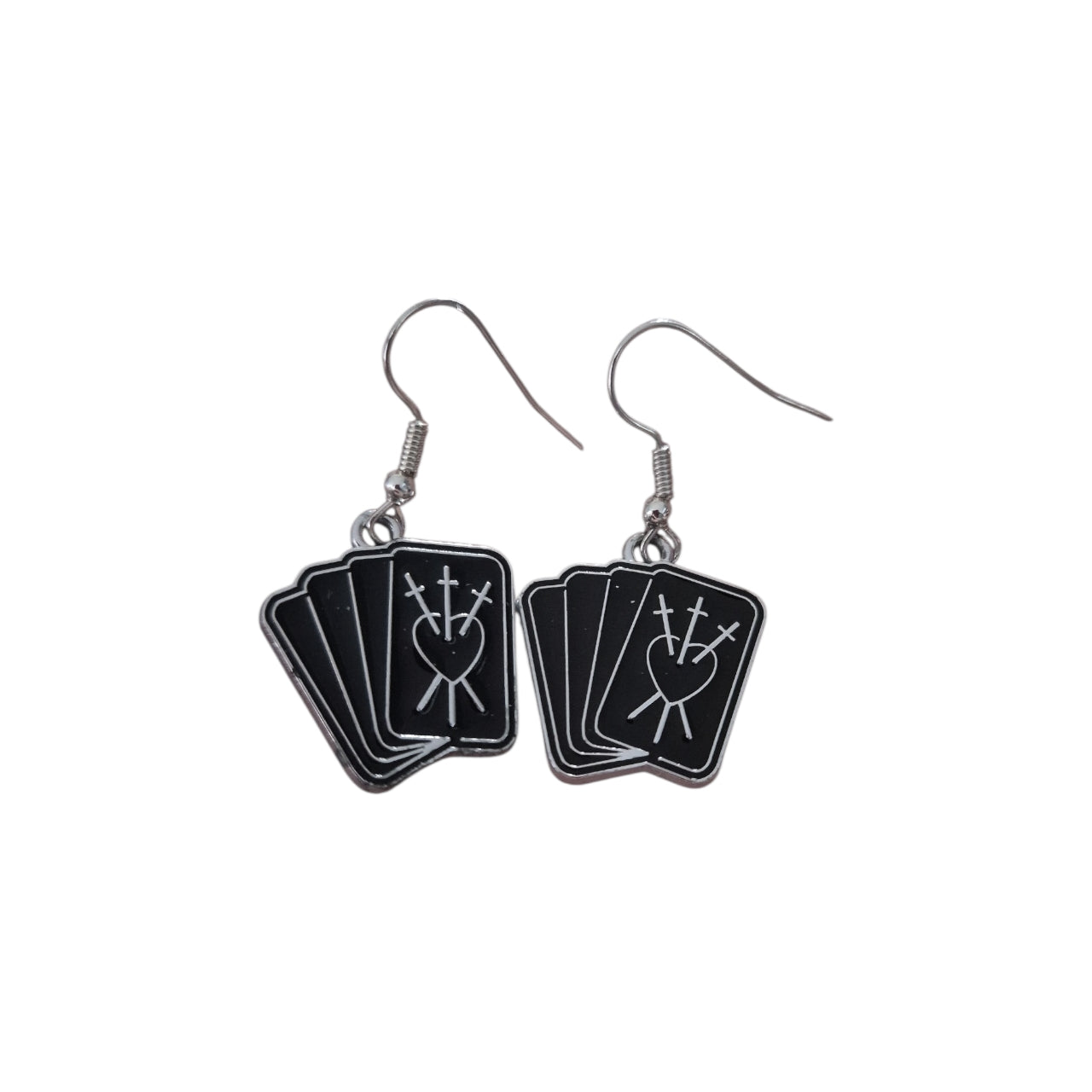 Mystic charm earrings - Tarot heartbreak edition