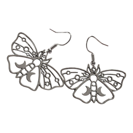 Luna Moth Dangle Earrings