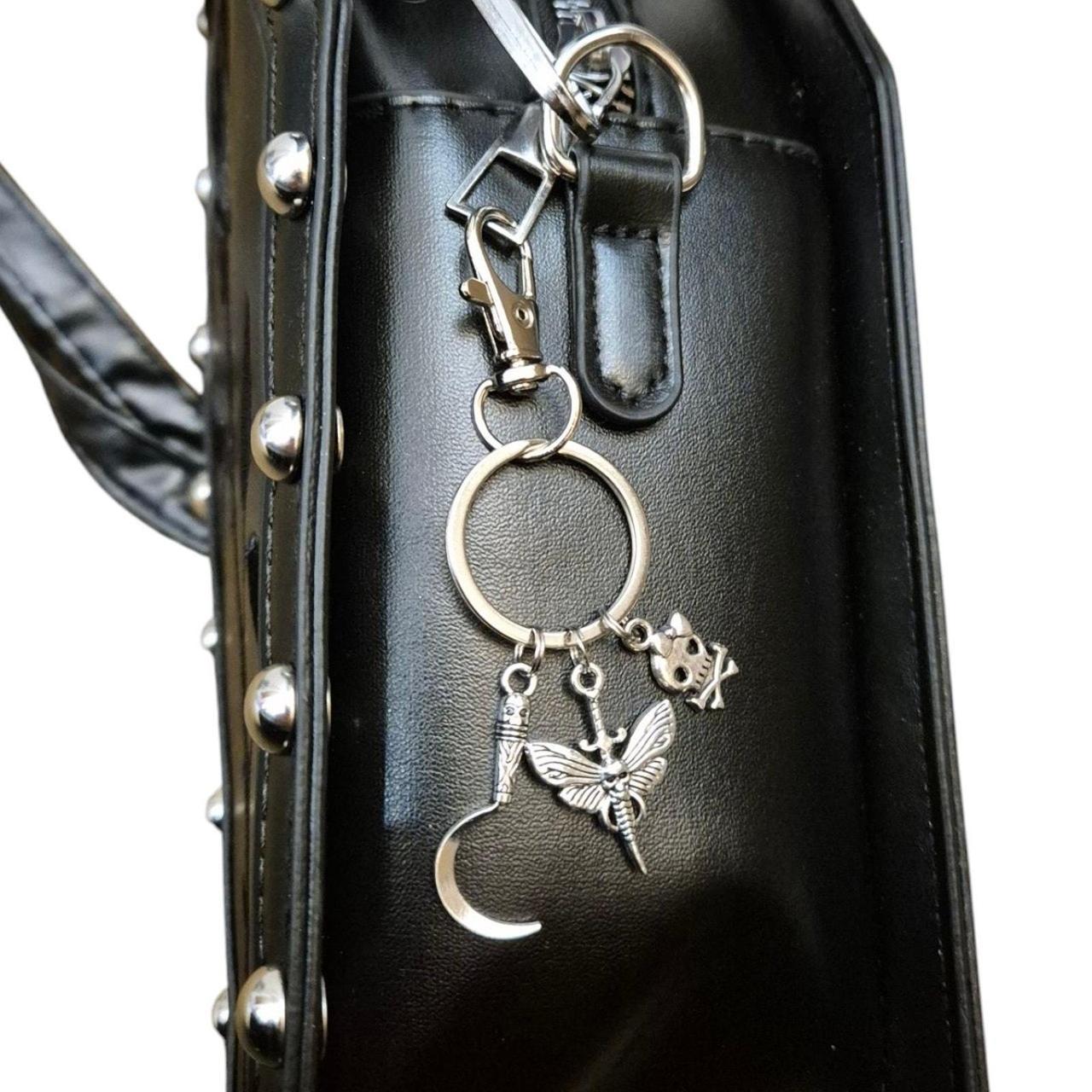 Pirate charm coffin crossbody bag