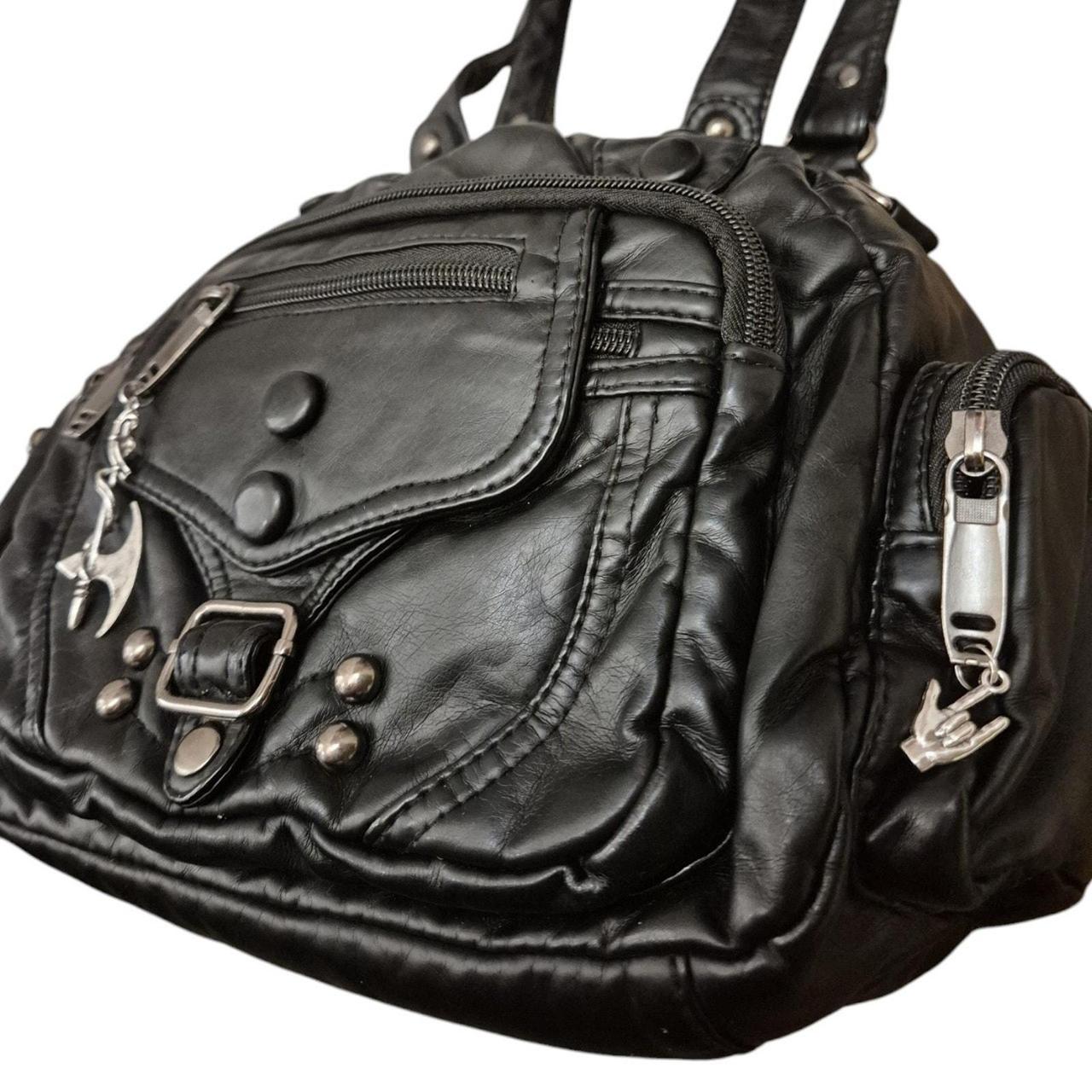 Rock n roll viking charms handbag