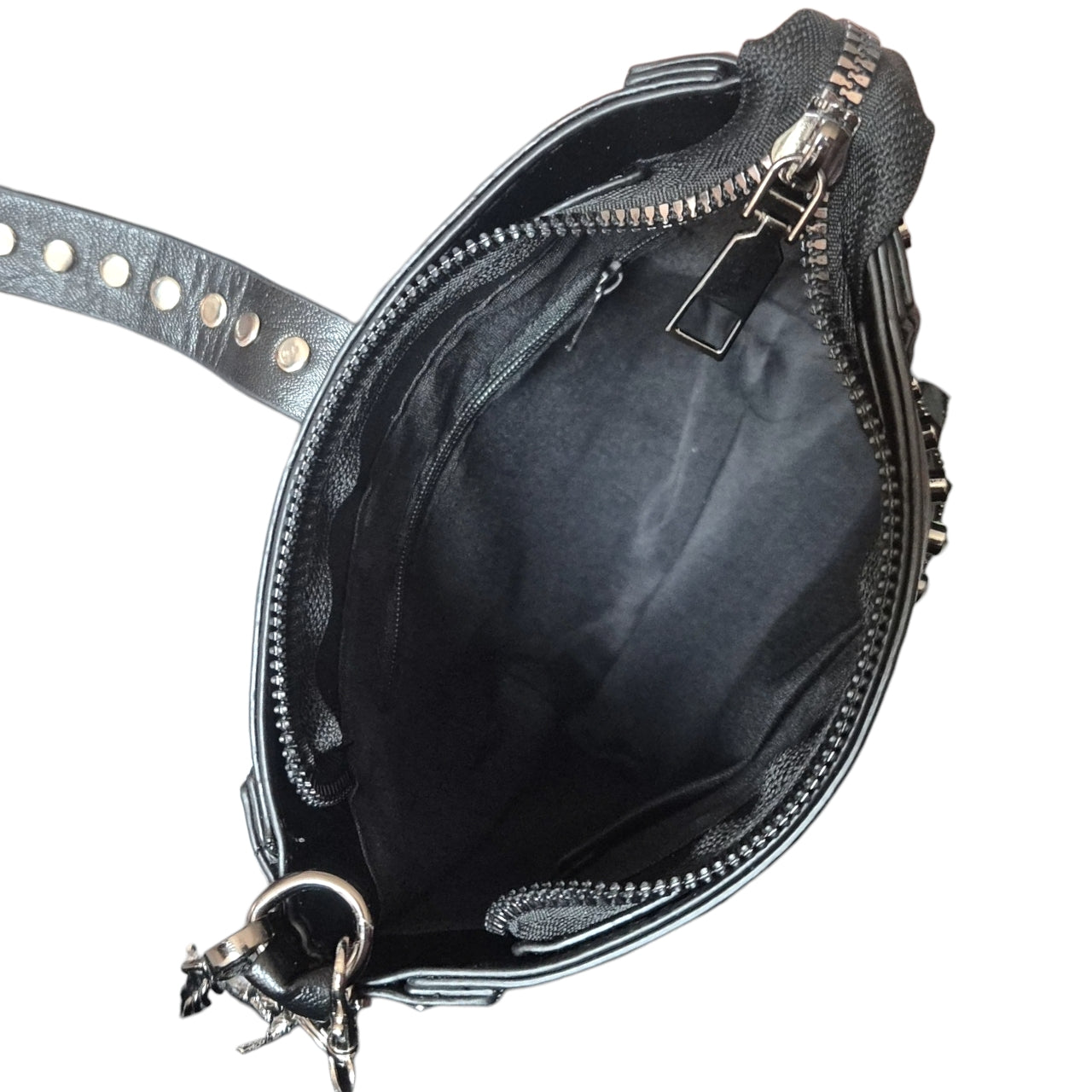 Badass Babe Studded Tassel Crossbody Bag