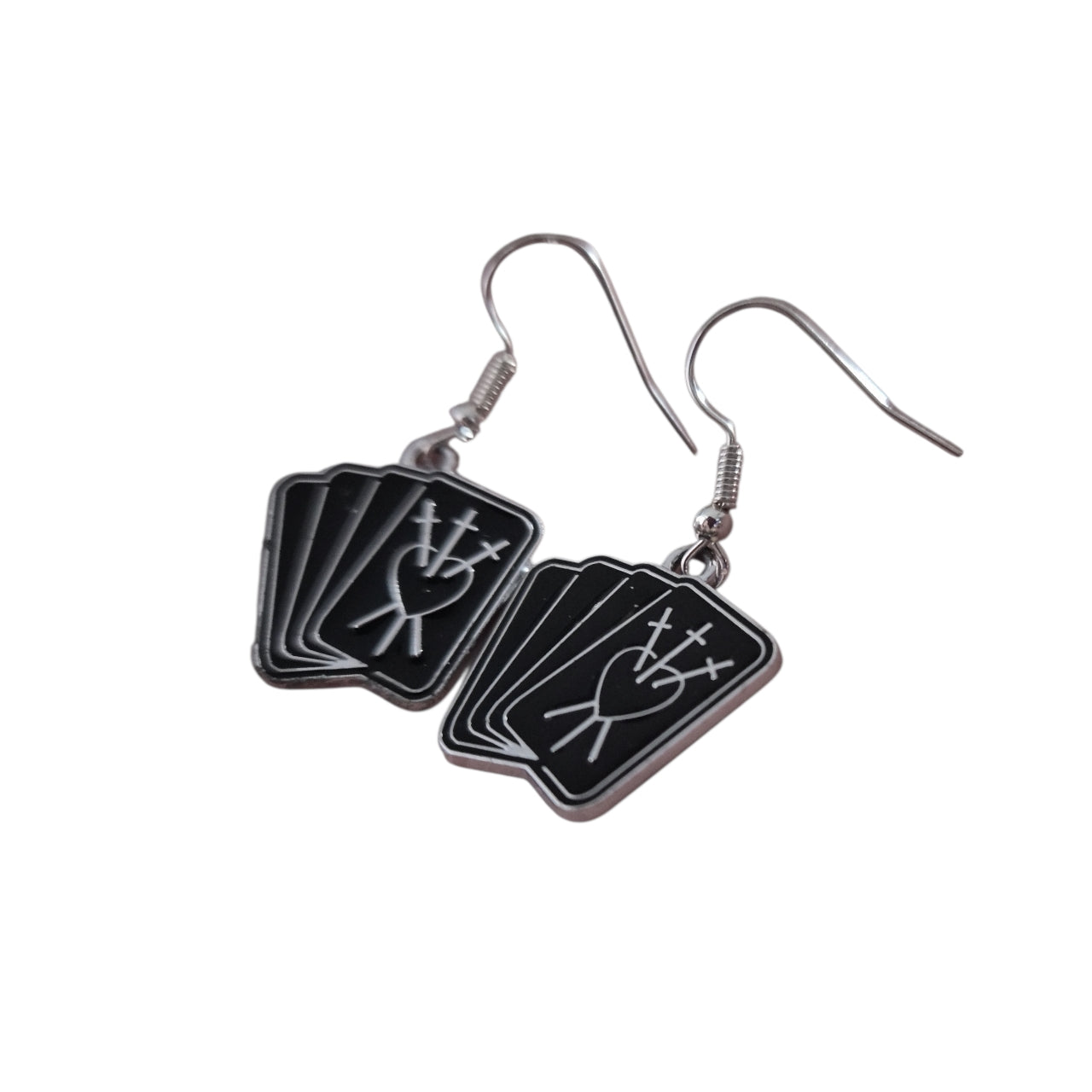 Mystic charm earrings - Tarot heartbreak edition